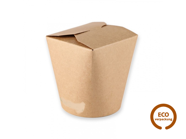 Papier Nudelbox mit PE 750ml 